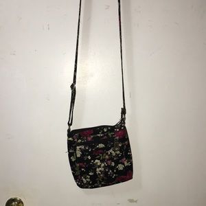 Floral crossbody purse